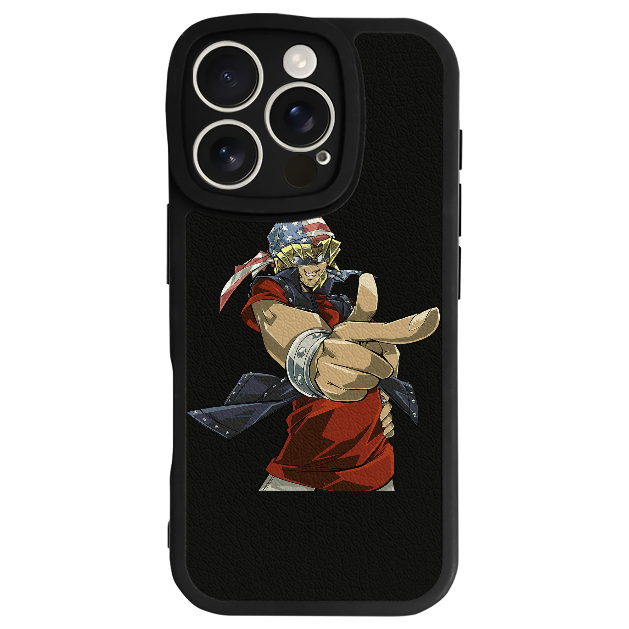 （画像用） 遊☆戯☆王 Yu-Gi-Oh! 【iPhone 16シリーズ対応】シリコンスマホケース（レザー調） 材質：シリコン